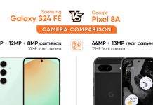Samsung Galaxy S24 FE vs Google Pixel 8A camera comparison