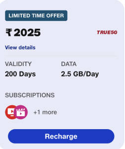 Jio Rs 2025 Recharge Plan