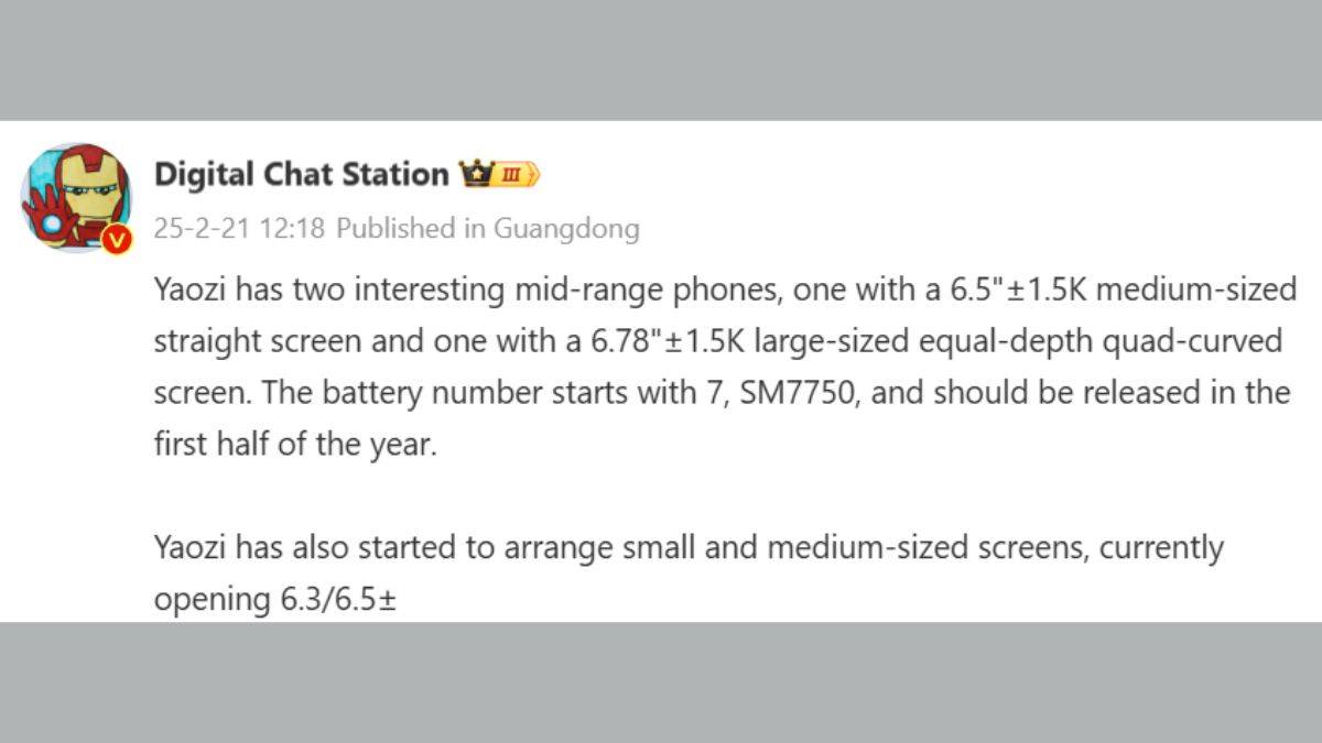 Honor 400 series display specifications leak