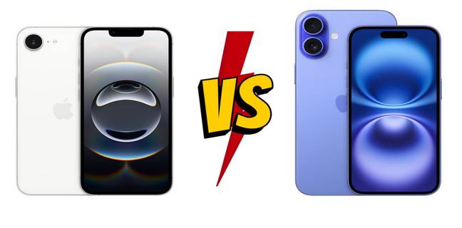 iPhone 16e Vs iPhone 16 compare