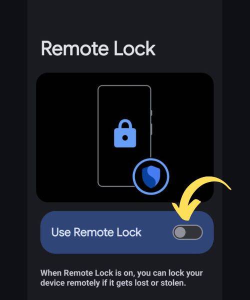 Android anti-theft feature
