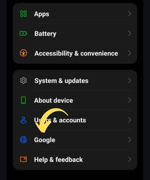 Android anti-theft feature