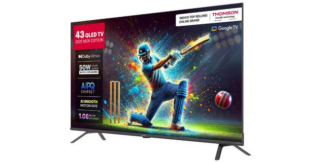 THOMSON 43 inch QLED TV with 4K display launched for just Rs 21499 know full specifications