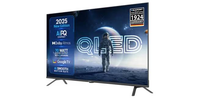 32 से 65 इंच में लॉन्च हुए ये QLED Google TV, कीमत सिर्फ 10,999 रुपये से शुरू blaupunkt-qled-tv-range-launched-india-price-specifications