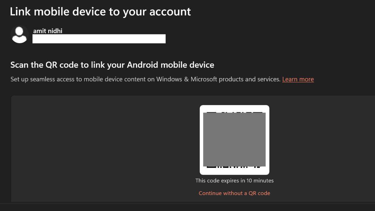 Link an Android Device to Windows 11