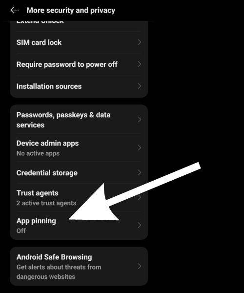 android phone me app pinning kaise kare