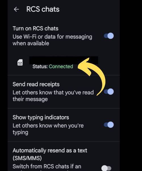 android phone me rcs chat on kaise kare 