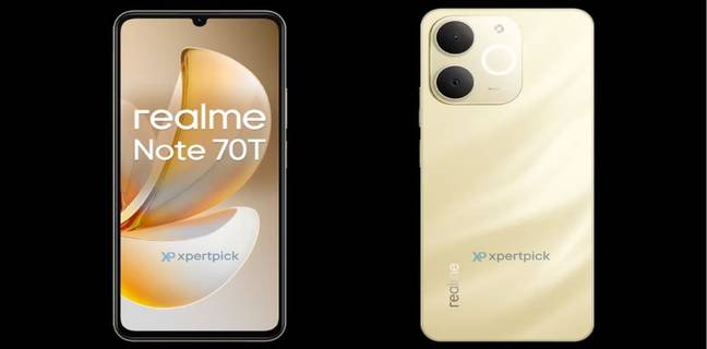 6000mAh बैटरी, 50MP कैमरा के साथ Realme Note 70T होगा लॉन्च, स्पेसिफिकेशंस और तस्वीरें हुई लीक realme-note-70t-full-specifications-official-design-renders-leaked