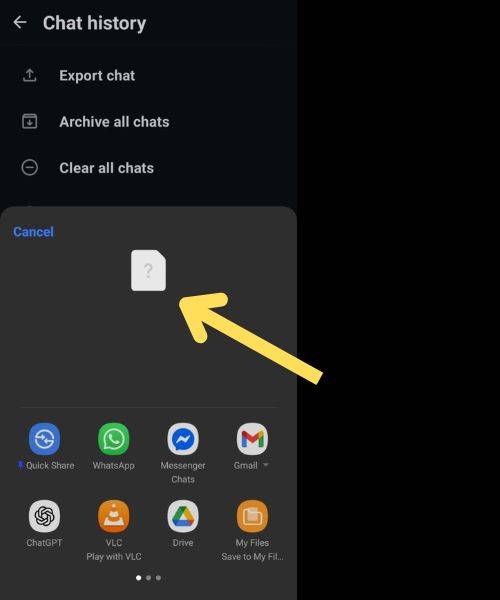 whatsapp chat history kaise export kare