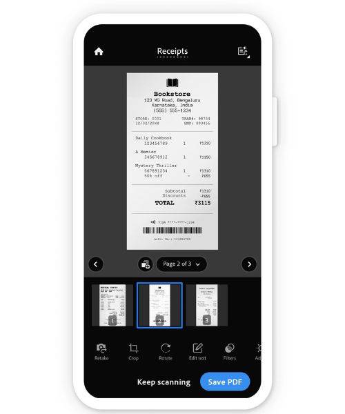 Adobe Scan AI PDF Scanner