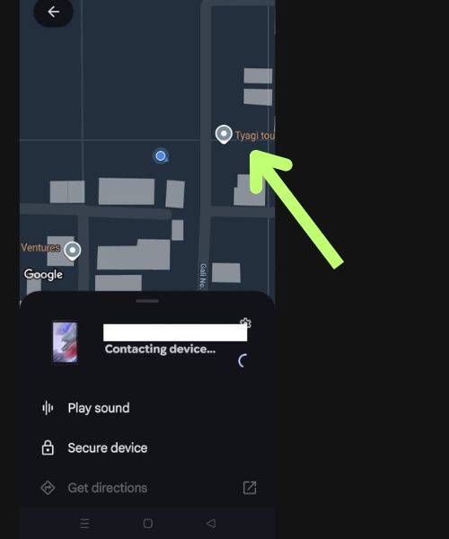 Find Hub Android phone