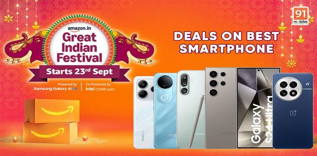 Amazon Great Indian Festival 2025: अमेजन सेल में देखें इन स्मार्टफोन पर क्या है बेस्ट डील smartphone deals