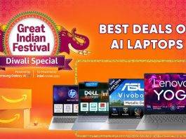 best deals on ai Laptops Amazon Great Indian Festival 2025
