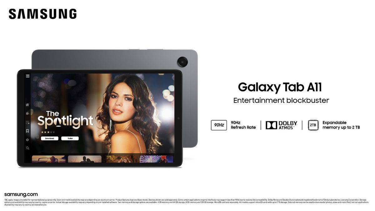 Samsung Galaxy Tab A11 india launched price specifications