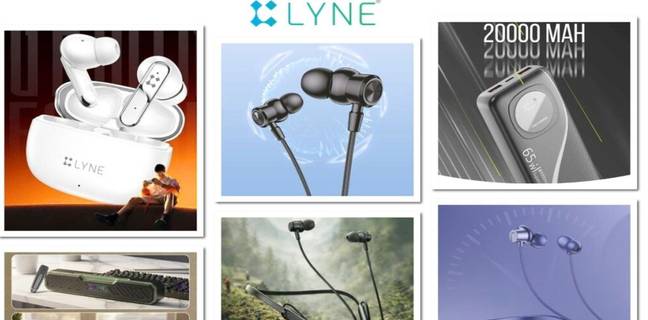 Lyne ने लॉन्च किए 6 नए ऑडियो और पावर एक्सेसरीज, कीमत 199 रुपये से शुरू lyne-launches-6-new-audio-and-power-accessories-price-starts-at-199
