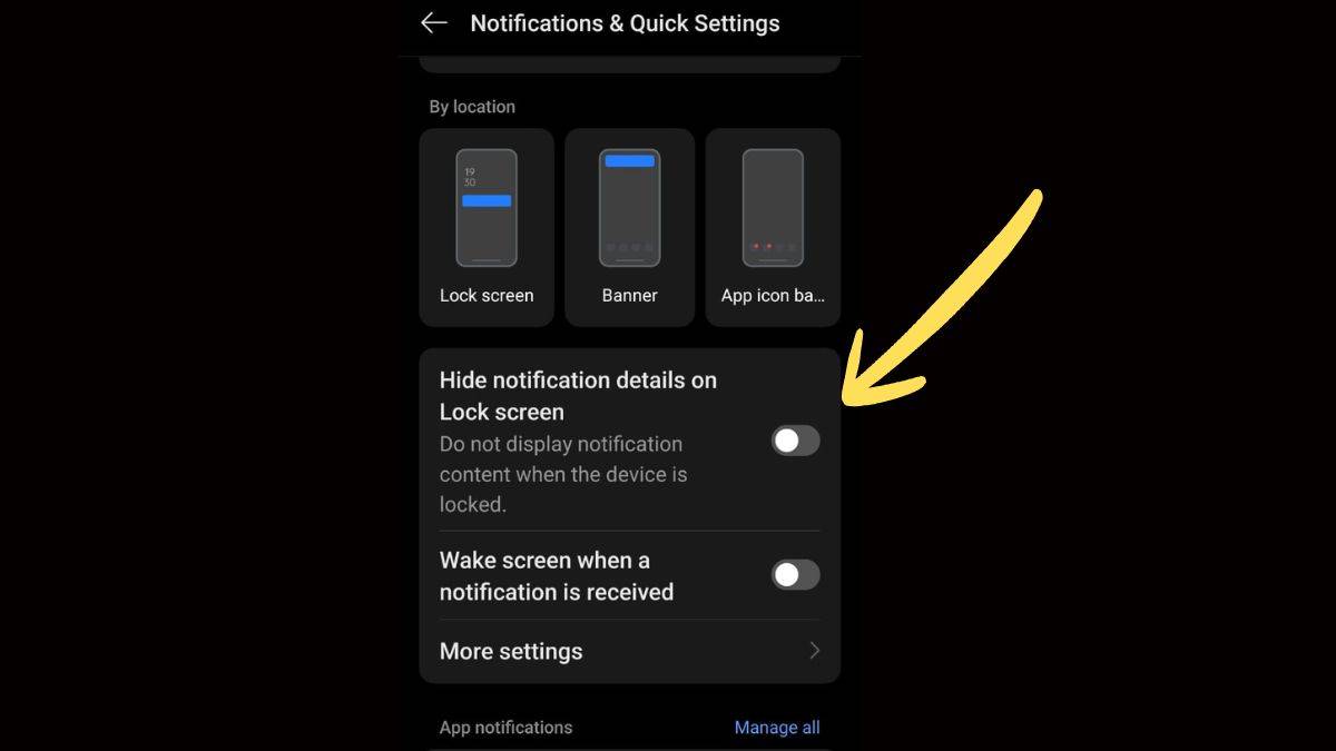 How to Hide Sensitive Notifications