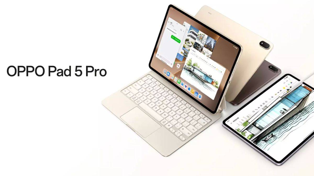 Oppo Pad 5 Pro 13.2-इंच 144Hz डिस्प्ले और Snapdragon 8 Elite Gen 5 के साथ चीन में हुआ लॉन्च