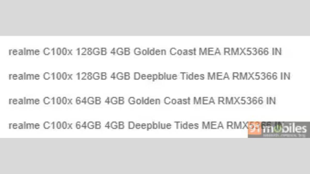 realme-c100x-storage-variants-colour-options-india-leak