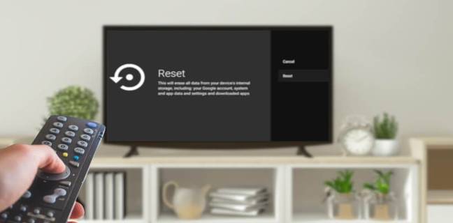 smart tv factory reset kaise kare