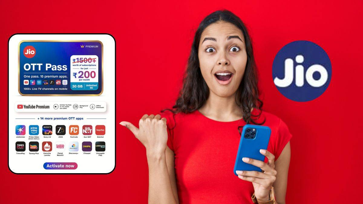 Jio का नया ₹200 OTT Pass लॉन्च, 15 OTT ऐप्स, 1000 से अधिक लाइव टीवी चैनल के साथ मिलेगा अनलिमिटेड 5G