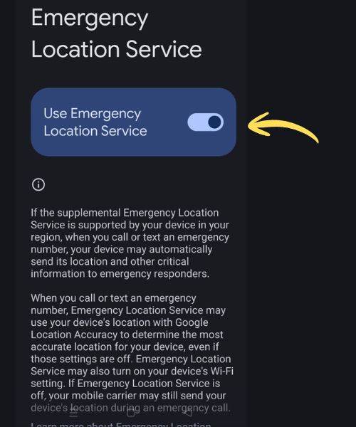 Emergency Location Service