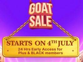 Flipkart GOAT Sale 2026