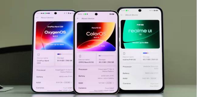 OnePlus और Realme यूजर्स को मिलेगा ColorOS, OxygenOS और Realme UI की होगी छुट्टी oneplus-realme-coloros-replaces-oxygenos-realme-ui