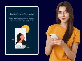 Android Calling Card