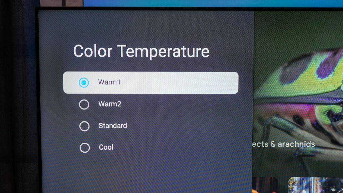 Smart TV Color Temperature