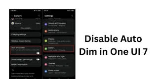 One UI 7 thêm tùy chọn tắt tính năng mờ màn hình khi pin thấp