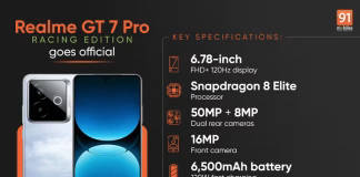 Realme GT 7 Pro Racing Edition ra mắt tại Trung Quốc: Smartphone Snapdragon 8 Elite rẻ nhất