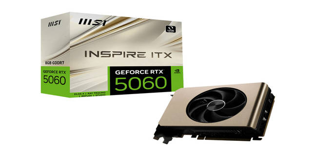 MSI Sắp Ra Mắt Card Đồ Hoạ GeForce RTX 5060 8G INSPIRE ITX