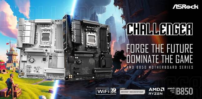 ASRock Ra Mắt Dòng Bo Mạch Chủ B850 Challenger Mới