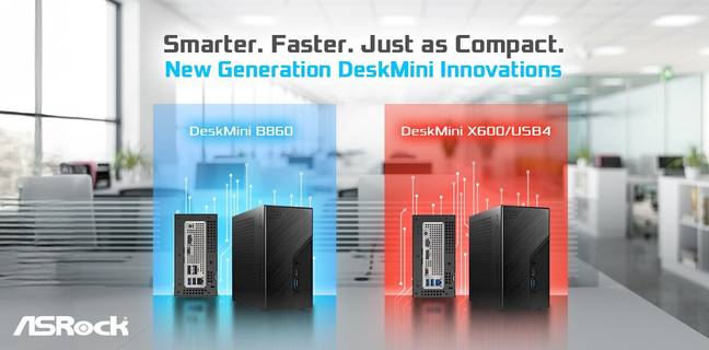 ASRock Ra Mắt Loạt Phiên Bản DeskMini PC Mới ASRock Deskmini PC