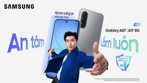 Samsung Galaxy A17 và A07 mới: Thiết kế bền bỉ, AI thông minh, mang đến sự an tâm cho mọi trải nghiệm thường nhật