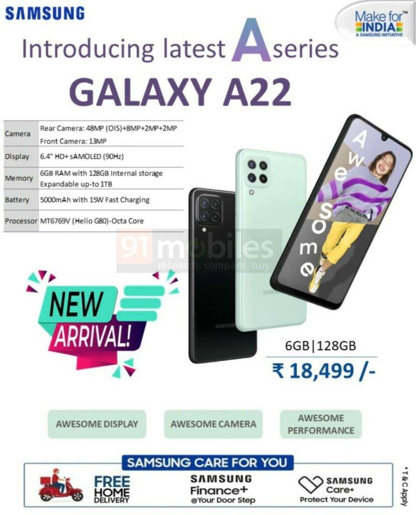 Samsung Galaxy A22