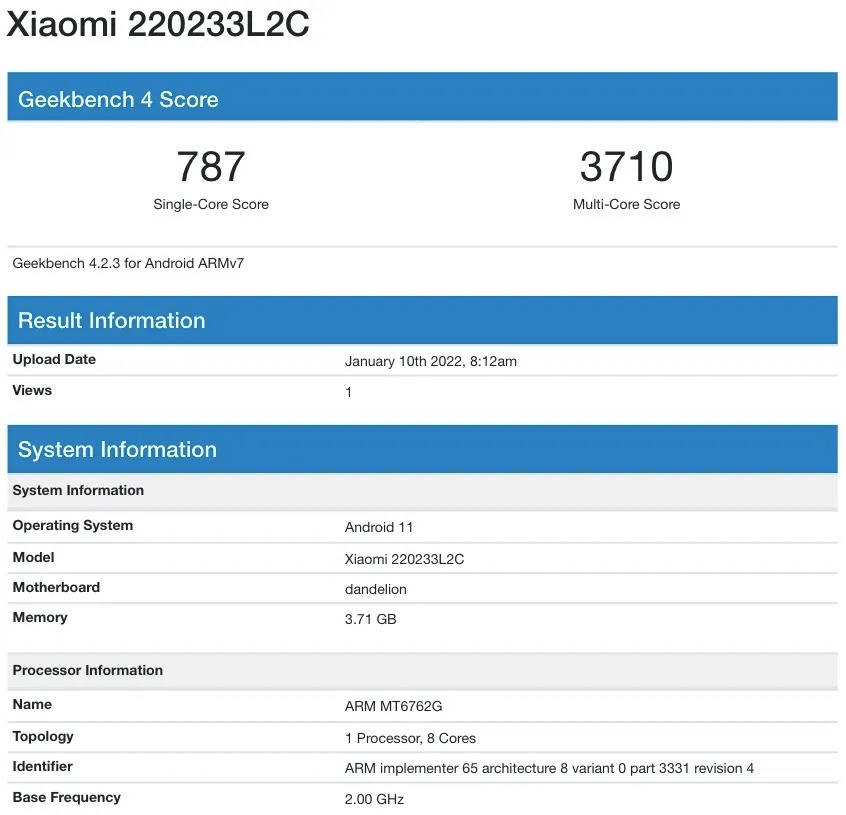 Redmi 10A