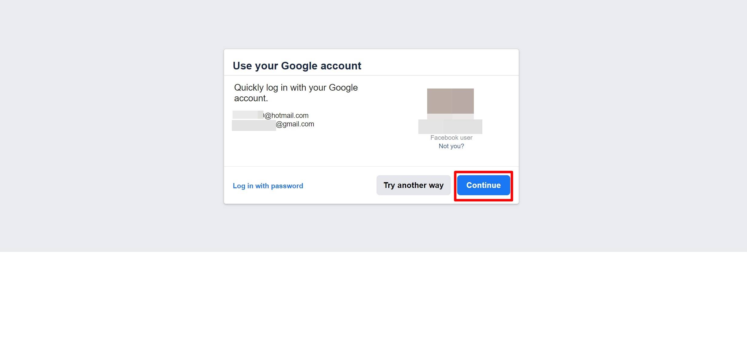 Unlock Facebook account by verifying identity