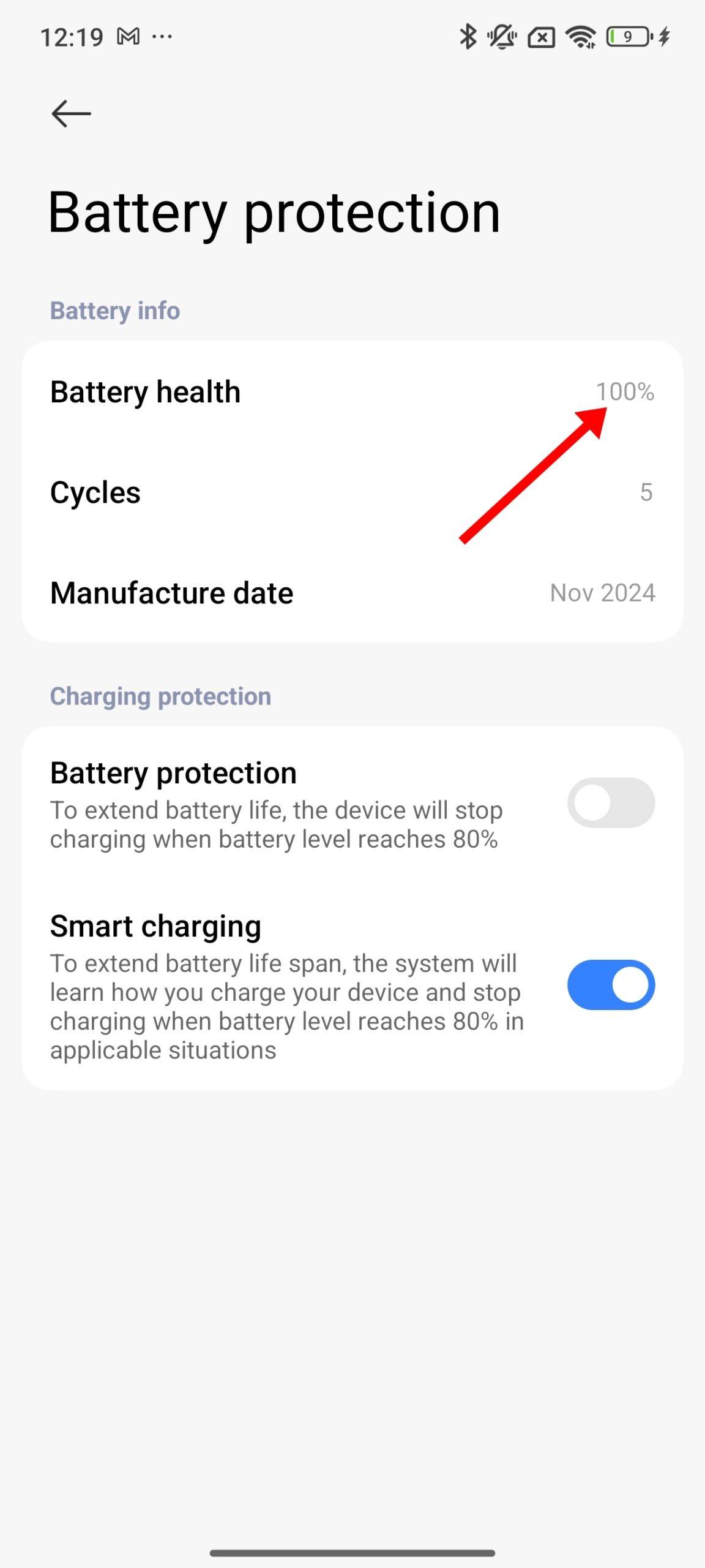 Battery health on Xiaomi and POCO