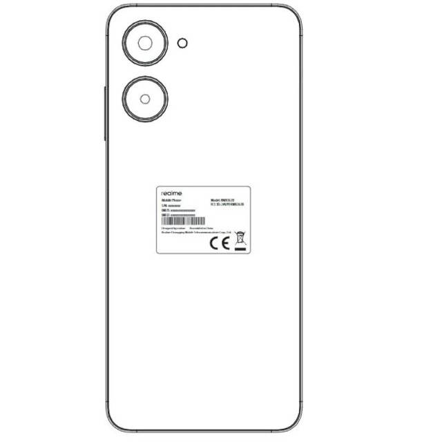 Realme 10 label