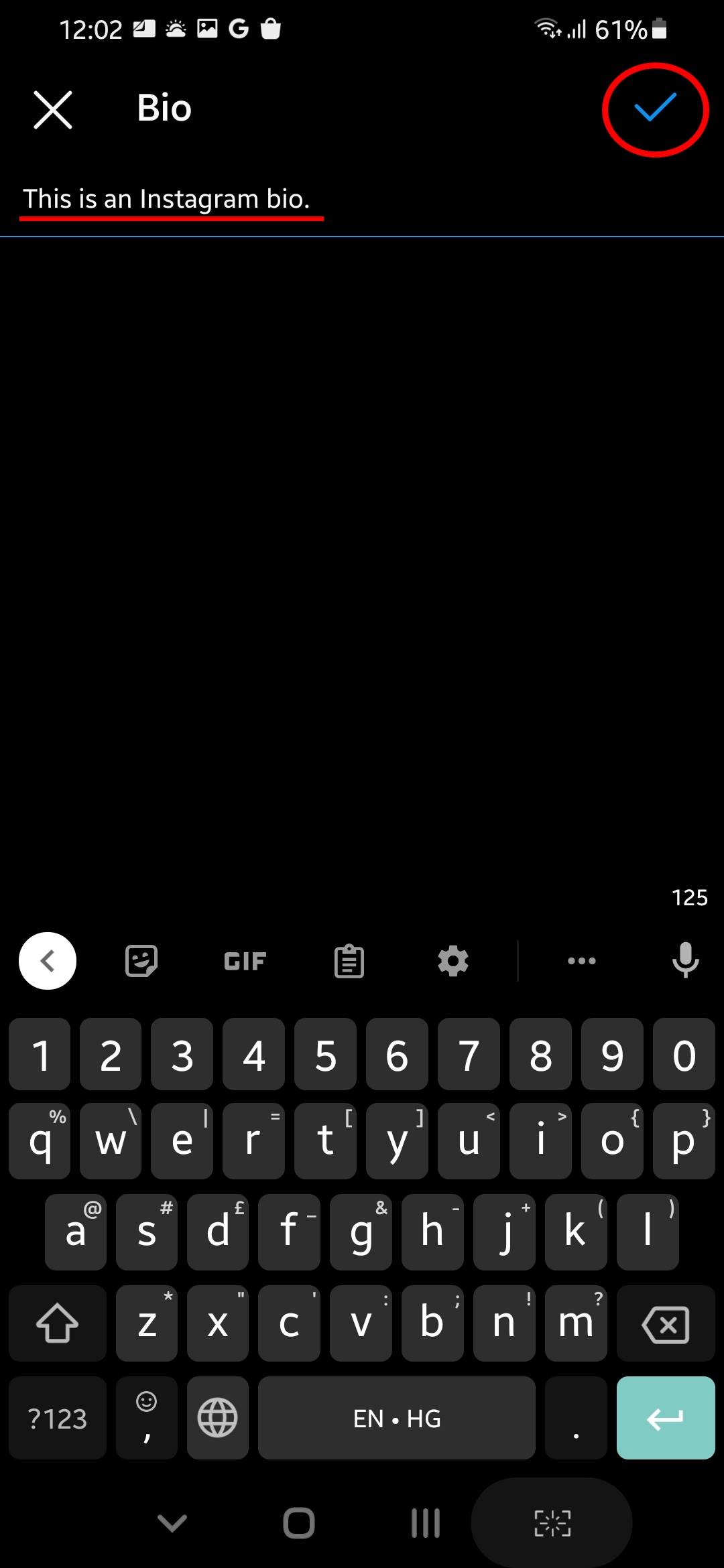 How to add Bio in Instagram