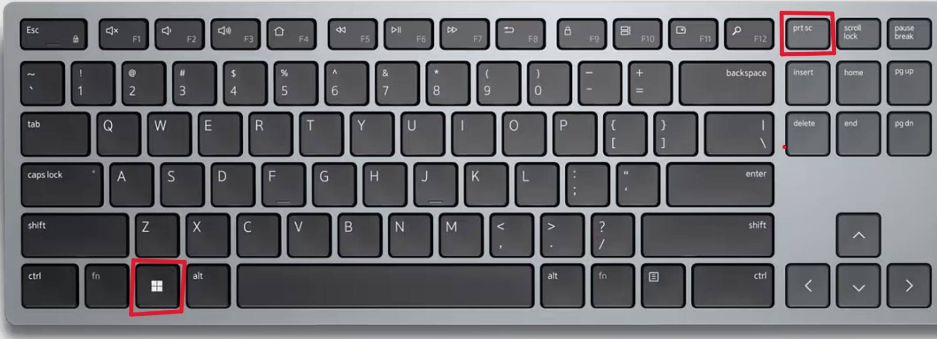Directly save the screenshot on PC using Windows key + PrtScn