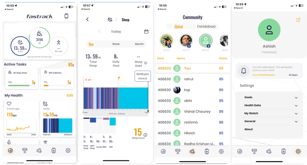 Fastrack Reflex World app