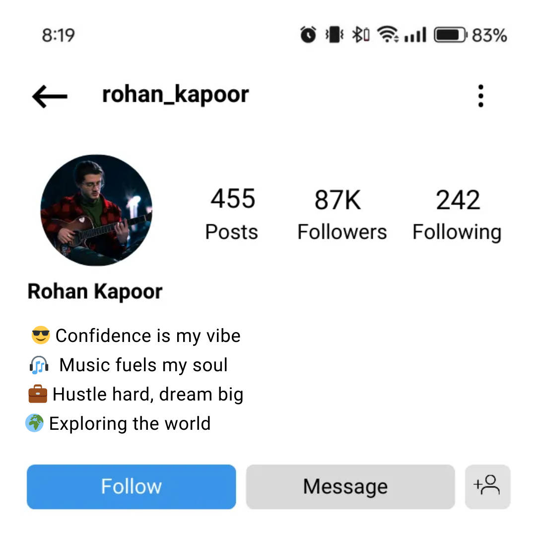 Best Instagram bio for boys