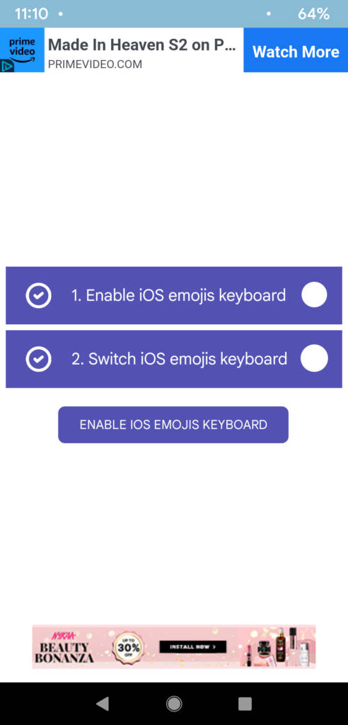 iOS Emojis for Android setup