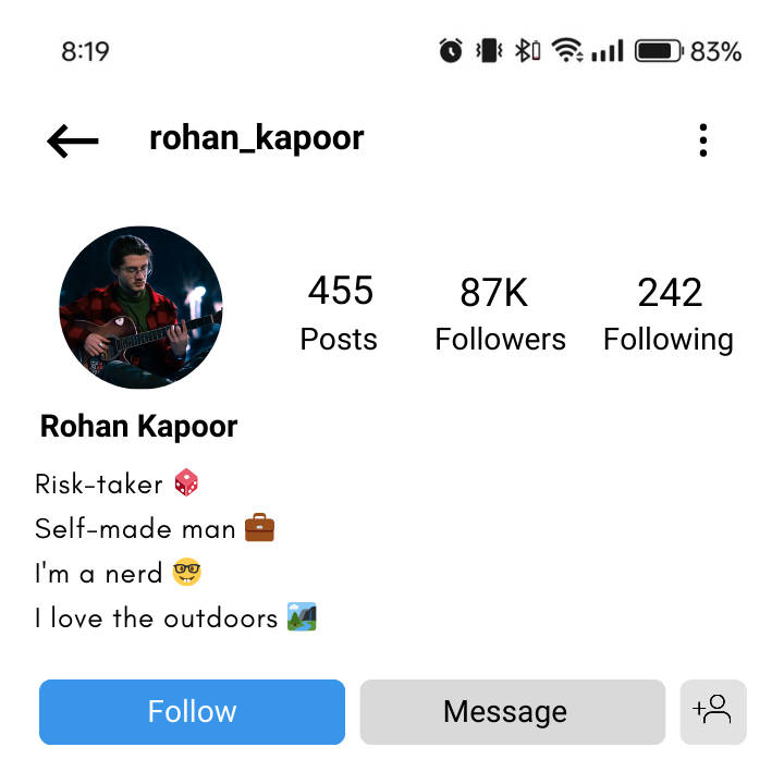 swaggy Instagram bio for boys