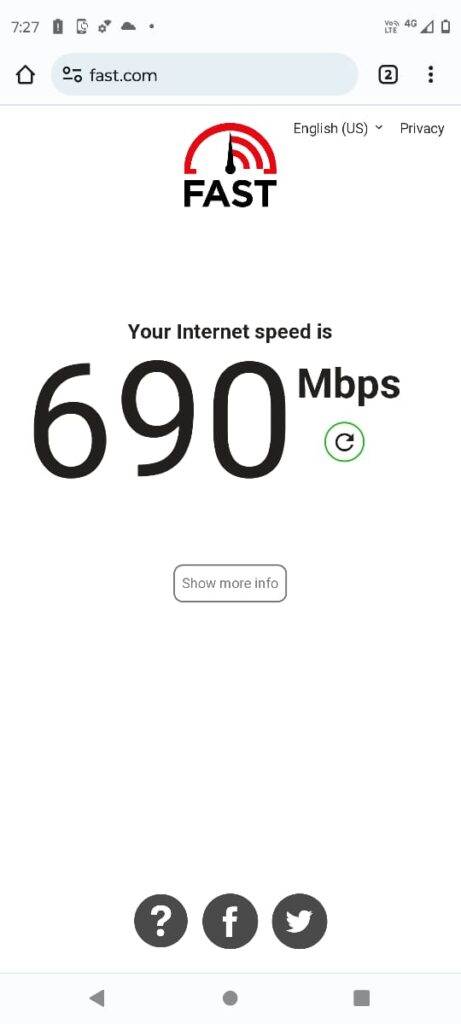 Motorola Edge 40 neo 5G speedtest