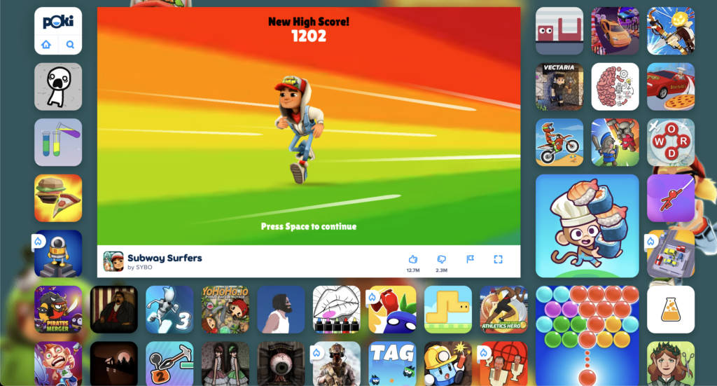 Subway Surfers on Poki.com