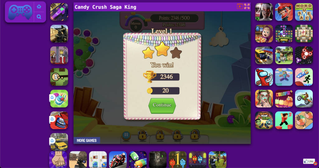 Candy Crush Saga on Poki.co.in