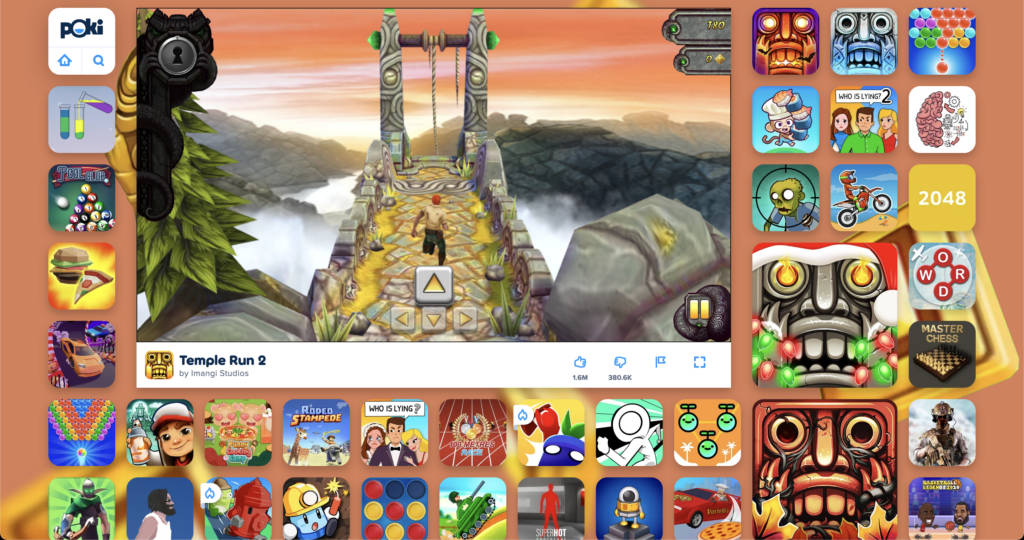 Temple Run 2 on Poki